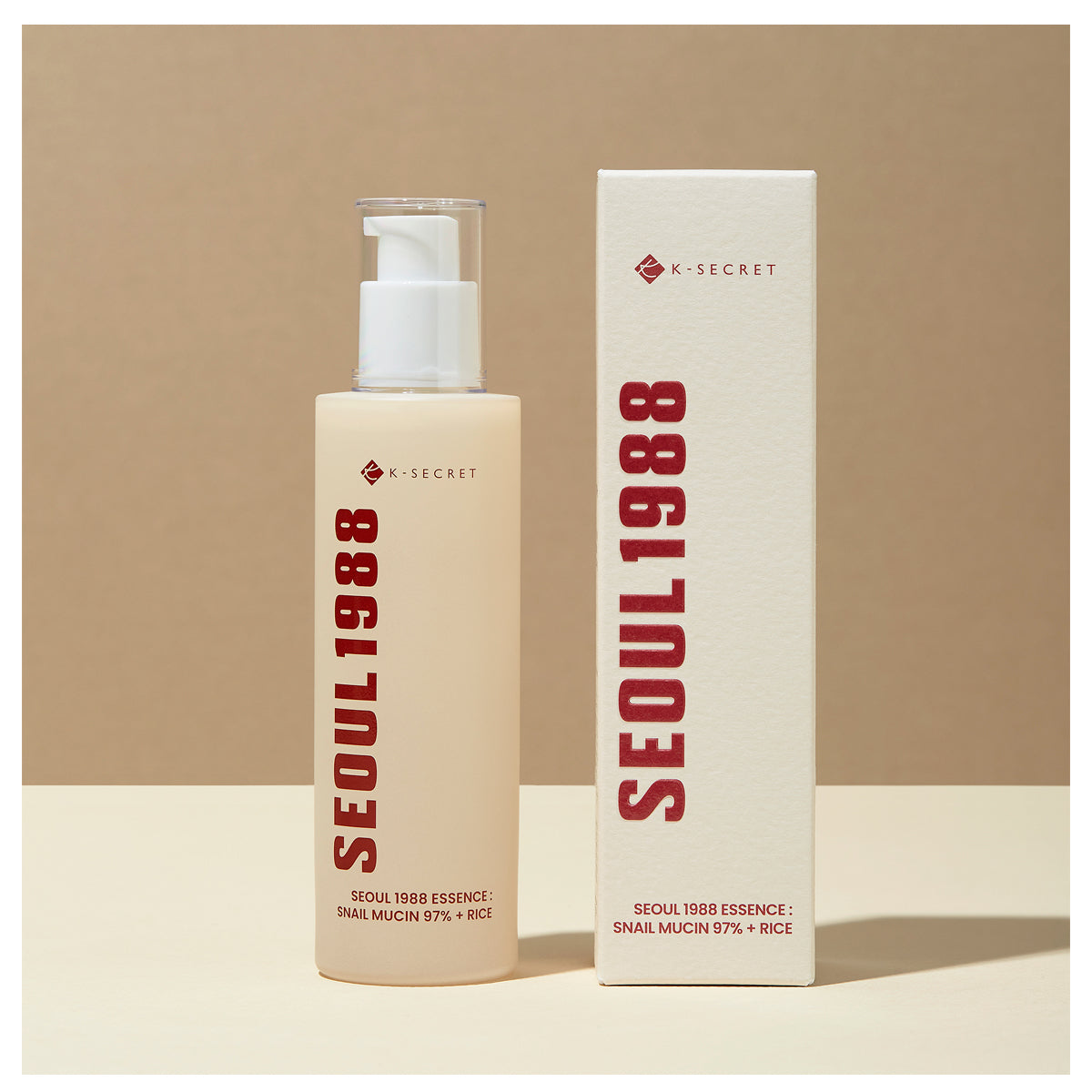 K-Secret Seoul 1988 Essence Snail Mucin 97% + Rice 100ml K-Secret Seoul 1988 Essence Snail Mucin 97% + Rice 100ml