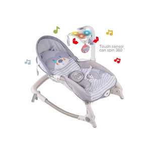 Konig Kids Newborn To Toddler Rocker Light & Music