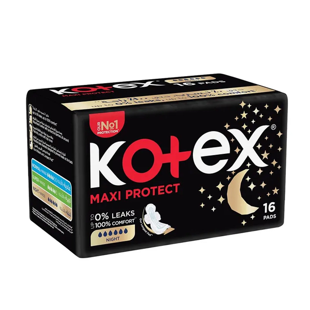 Kotex Maxi Protect Night Pads 16 Pcs
