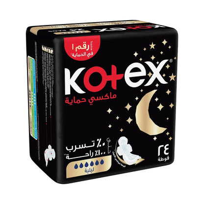 Kotex Maxi Protect Night Pads 24 Pads