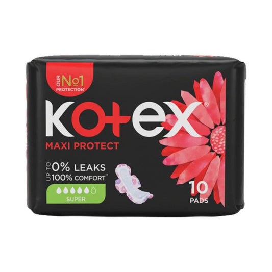 Kotex Maxi Protect Super 10 Pads 