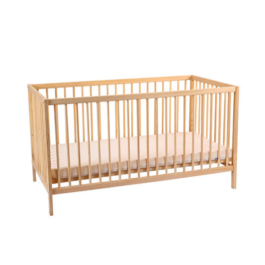 Kukka Natural Wood 2-level Crib 60x120 Cm