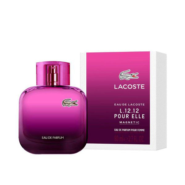 LACOSTE LADIES L.12.12 POUR ELLE MAGNETIC EDP SPRAY 2.7 OZ