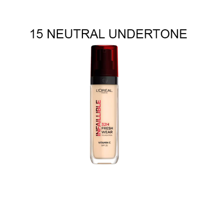 Loreal Infallible Foundation 32h Fresh Wear