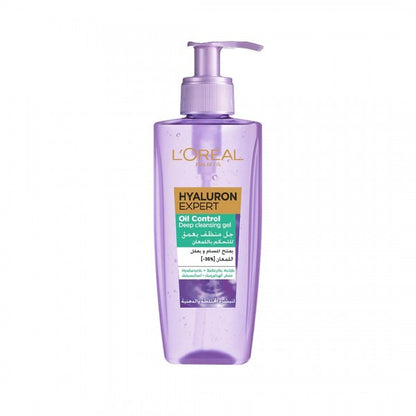 LOREAL PARIS HYALURON EXPERT OIL CONTROL DEEP CLEANSING GEL 200ML