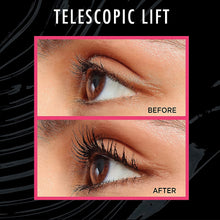 Load image into Gallery viewer, Loreal Paris Telescopic Instant Lift Washable Mascara Lengthening And Volumizing Eye Black