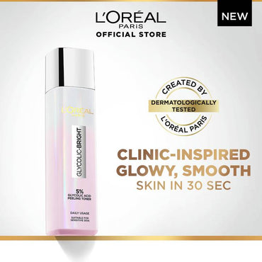 Loreal Paris Glycolic-Bright Glowing Peeling Toner 128ml