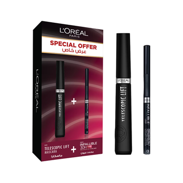 Loreal Paris Telescopic Lift Mascara And Infallible Eyeliner
