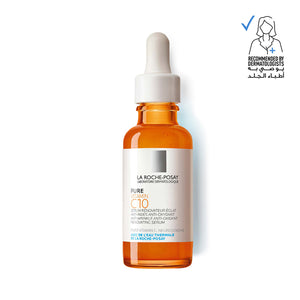 La Roche-Posay 10% Pure Vitamin C Anti Aging Face Serum for Wrinkles  30ml