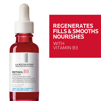 La Roche-Posay B3 Retinol Serum to Regenerate and Resurface 30ml + Free Pouch