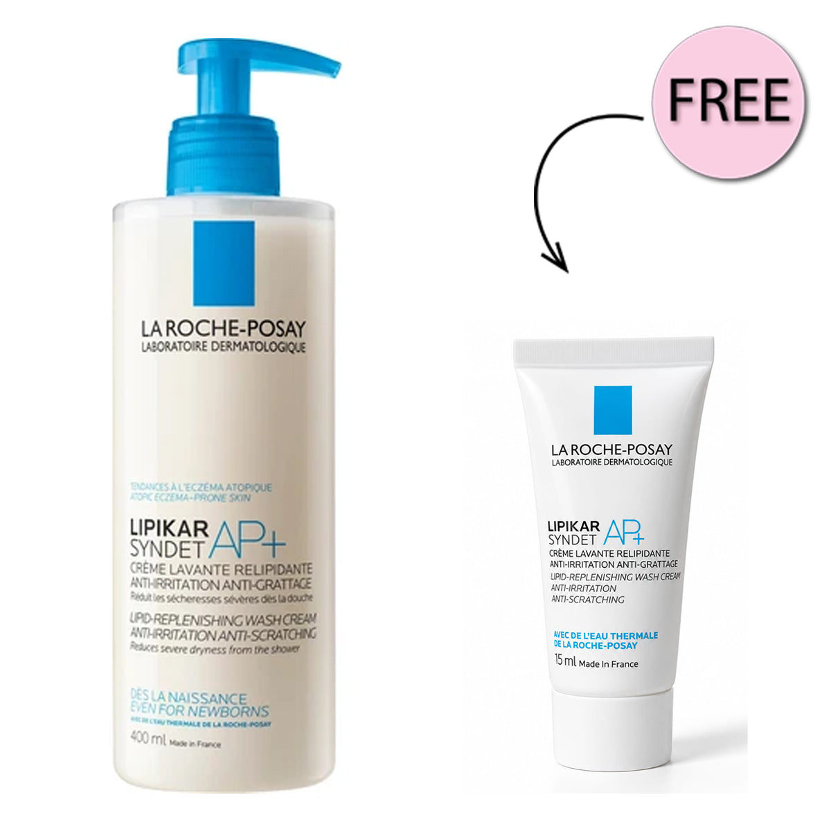 La Roche-Posay Lipikar Syndet AP+ Body Wash for Eczema Prone Skin 400ml Offer
