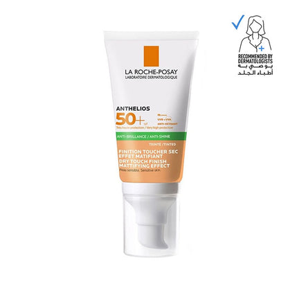 La Roche Posay Anthelios XL Tinted Sunscreen Dry Touch Anti Shine SPF50+ for Oily Skin 50ml