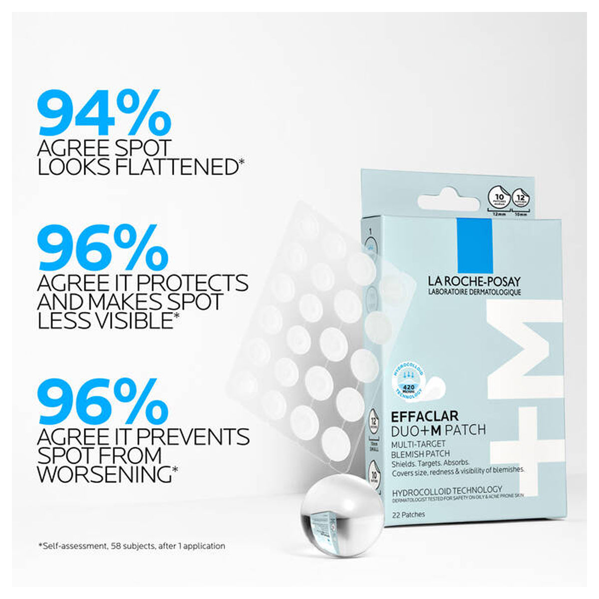 La Roche Posay Effaclar Duo+M Multi-Target Blemish Patches 22 Patches