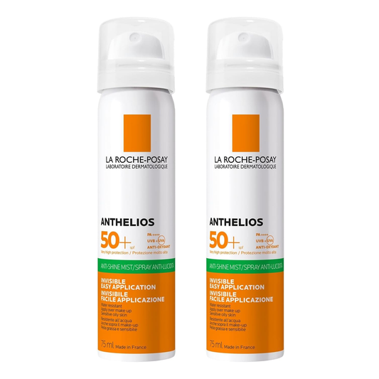 La Roche-Posay Anthelios Invisible Sunscreen Face Mist SPF50 For All Skin Types 75ml Duo Offer