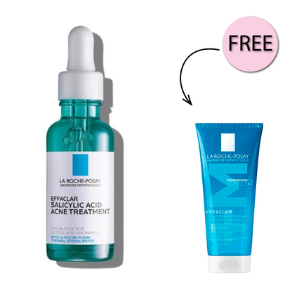 سيروم إيفاكلار لعلاج حب الشباب من لاروش بوزيه مع حمض الساليسيليك والنياسيناميد للبشرة الدهنية والمعرضة لحب الشباب، 30 مل