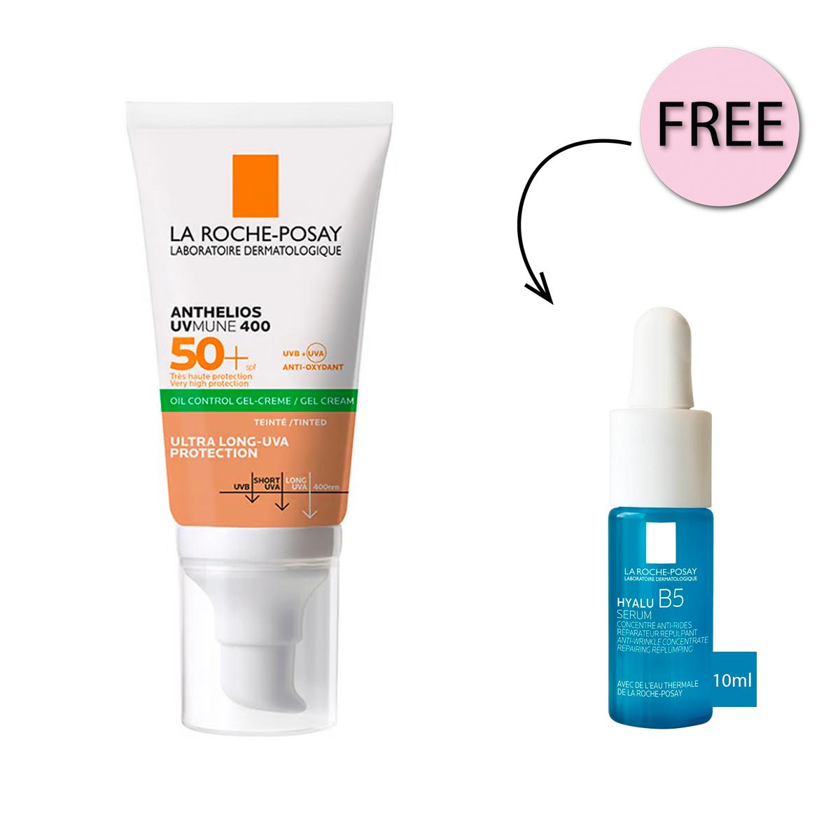 La Roche Posay Anthelios UVmune 400 Tinted Oil Control Gel-Cream SPF50+ for Oily Skin 50ml