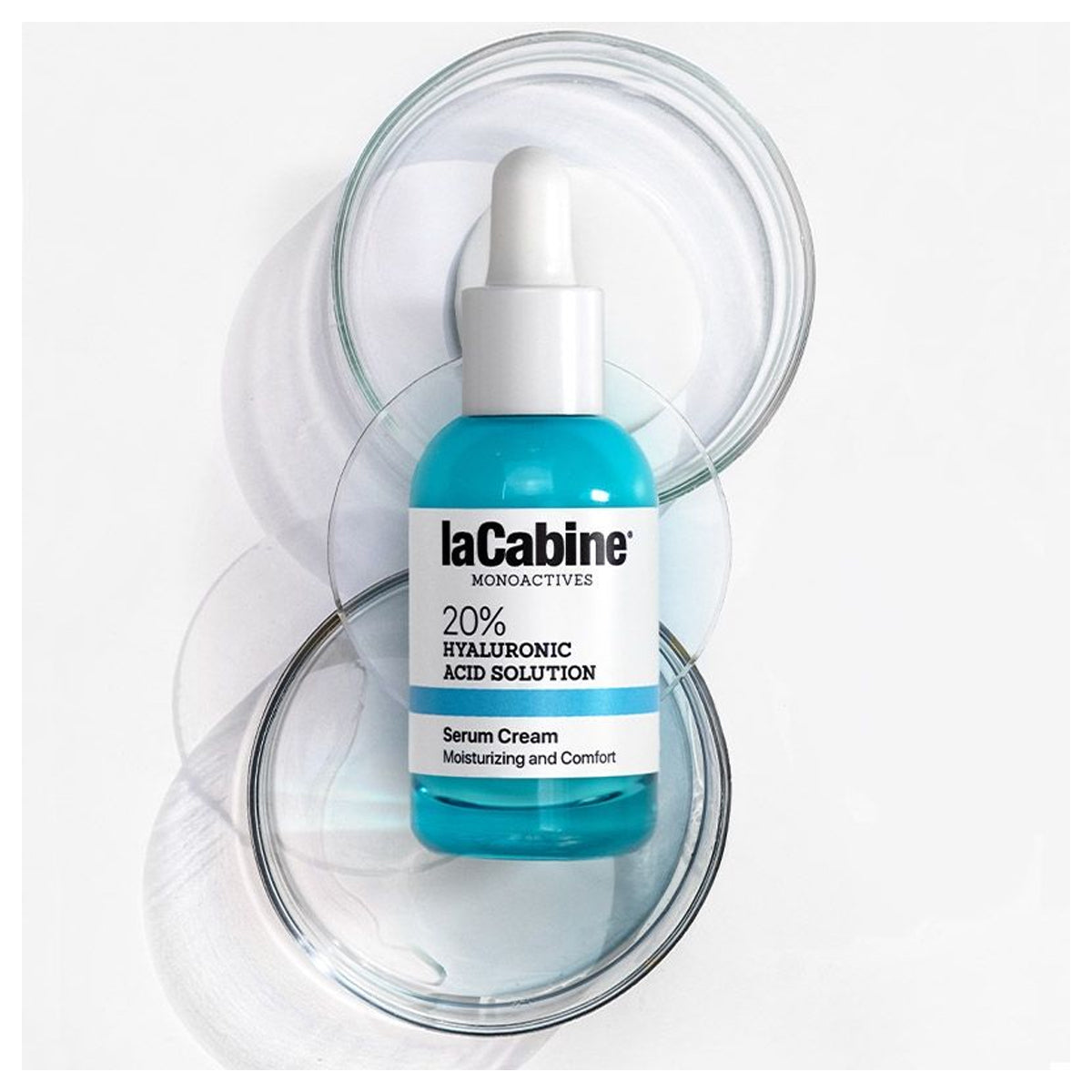 Lacabine 20% Hyaluronic Acid Solution 2 in 1 Serum Cream 30ml