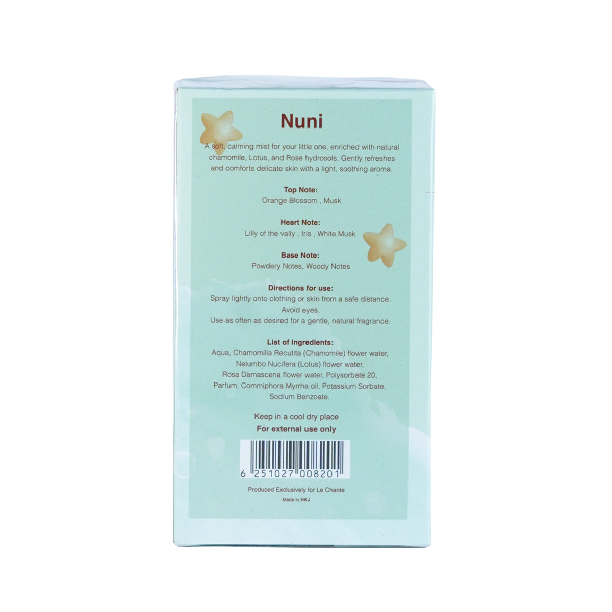 Le Chante Nuni Parfum 60ml