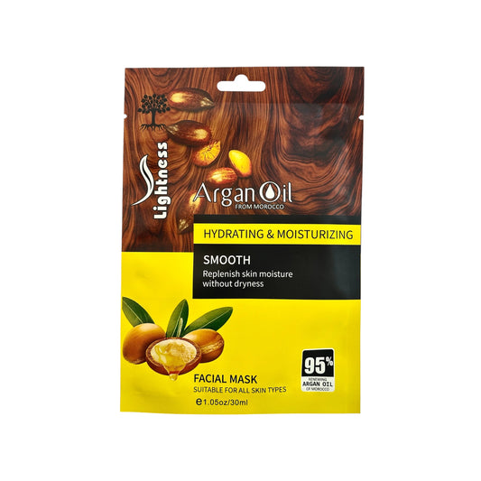 Lightness Argan Oil Hydrating Moisturizing Facial Mask 1 Pcs