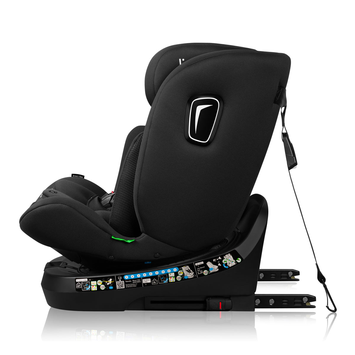 Lionelo Car Seat Brave I-Size - Black Carbon