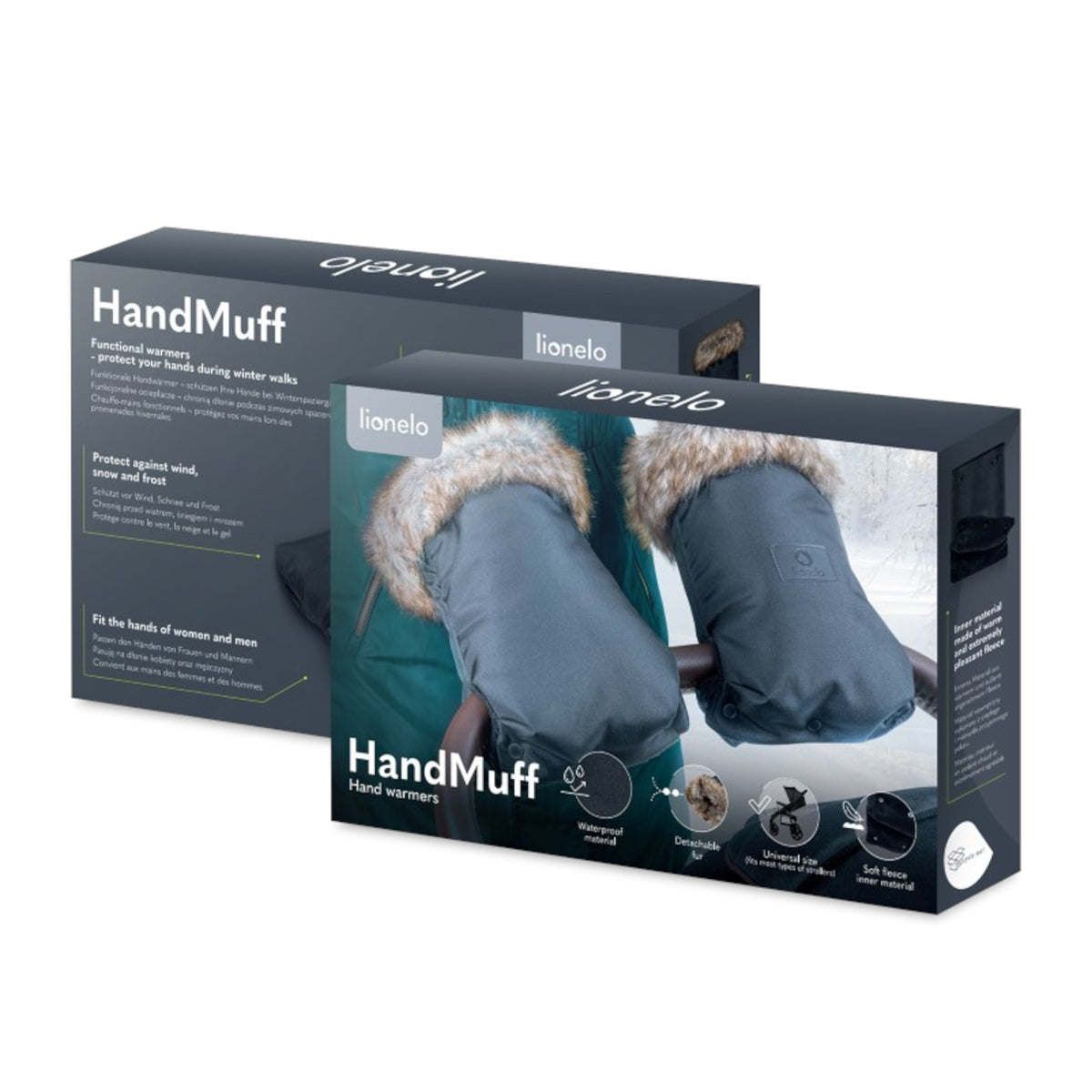 Lionelo Handmuff - Black Lionelo Handmuff - Black
