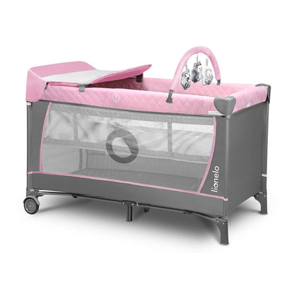 Lionelo Baby Crib Flower Flower Flamingo