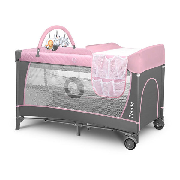 Lionelo Baby Crib Flower Flower Flamingo