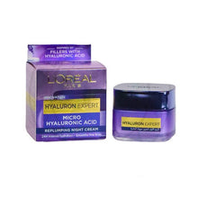 Load image into Gallery viewer, Loreal Hyaluron Expert Night Cream 50ml Age 25-40