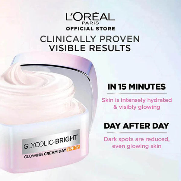 Loreal Paris Glycolic-bright Day Cream 50ml