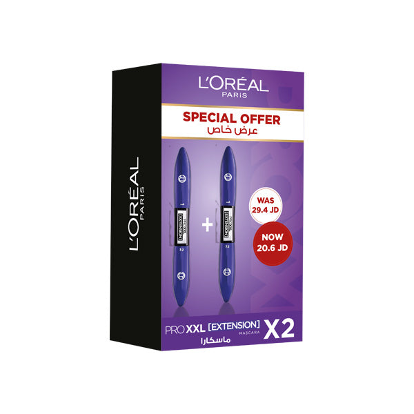 Loreal Paris Pro XXL Extension Mascara x2 Offer