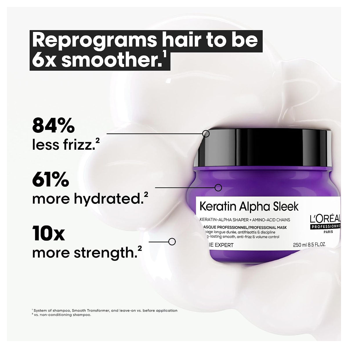 Loreal Professional Series Expert Keratin Alpha Sleek Hair Mask 250ml