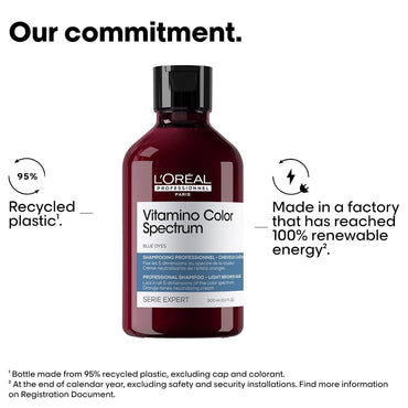 Loreal Professional Series Expert Vitamino Color Spectrum Blue Shampoo - For Light Brown Hair 300ml