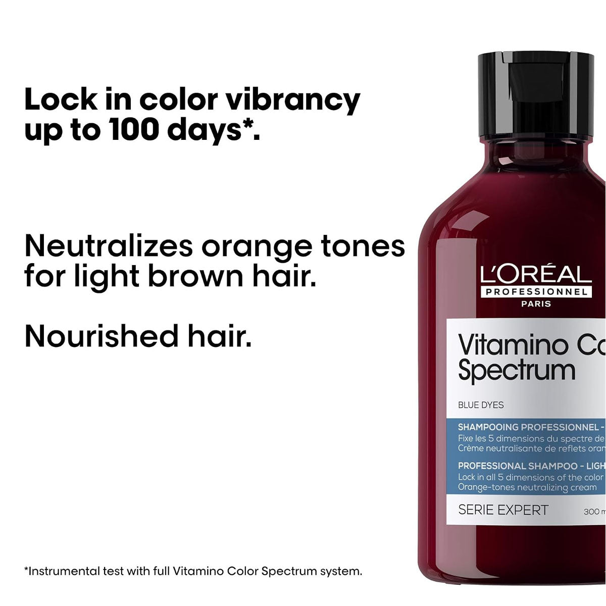 Loreal Professional Series Expert Vitamino Color Spectrum Blue Shampoo - For Light Brown Hair 300ml