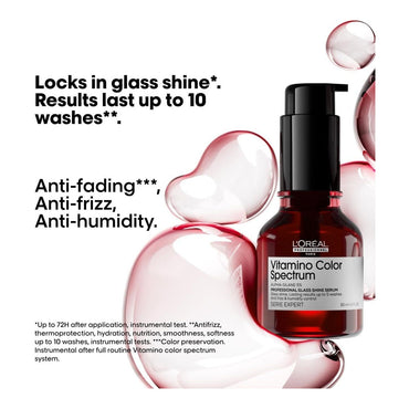 Loreal Professional Series Expert Vitamino Color Spectrum Glass Shine Hair Serum 50ml