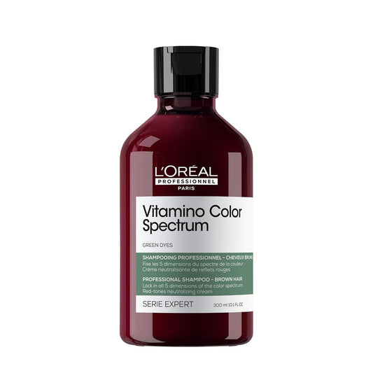 Loreal Paris Series Expert Vitamino Color Spectrum Green Shampoo - For Brown Hair 300ml
