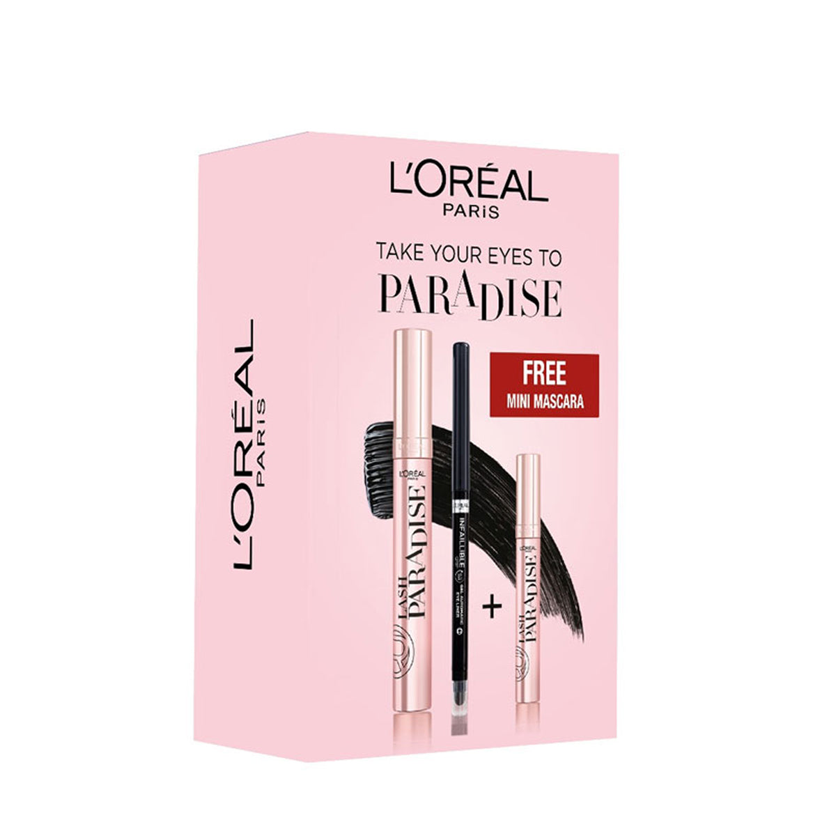 Loreal Paris Take Your Eyes To Paradise Mascara + Kohl Liner + Free Mini Paradise Offer Loreal Paris Take Your Eyes To Paradise Mascara + Kohl Liner + Free Mini Paradise Offer