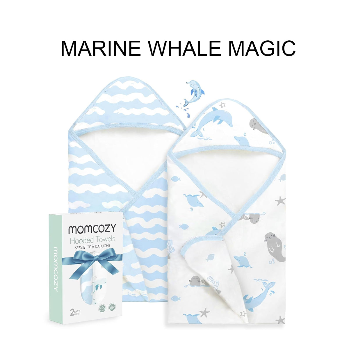 Momcozy Hooded Towels, 2 Pack