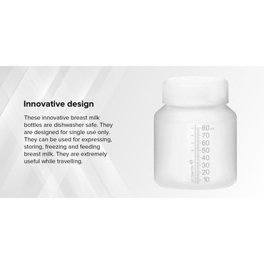 Medela Disposable Bm Bottle 80ml