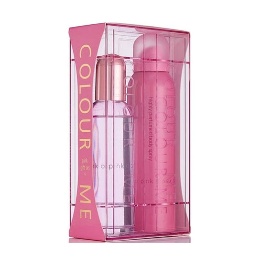 MILTON LLOYD COLOUR ME PINK WOMAN EAU DE TOILETTE SET