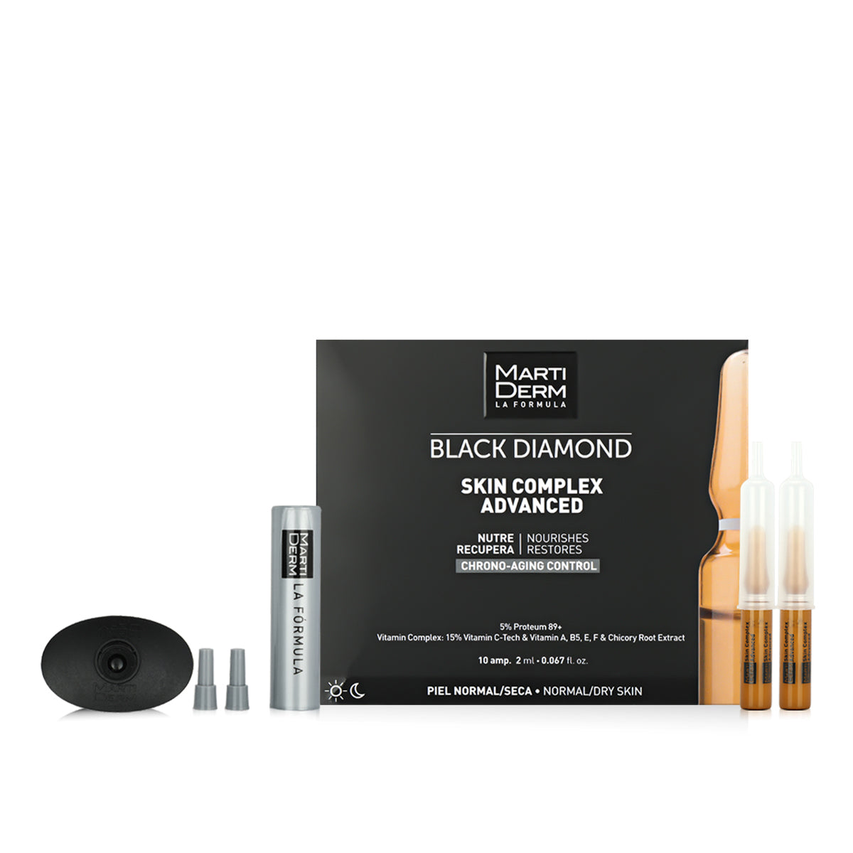 Martiderm Black Diamond Skin Complex Advanced Ampoules 10 X 2ml Martiderm Black Diamond Skin Complex Advanced Ampoules 10 X 2ml