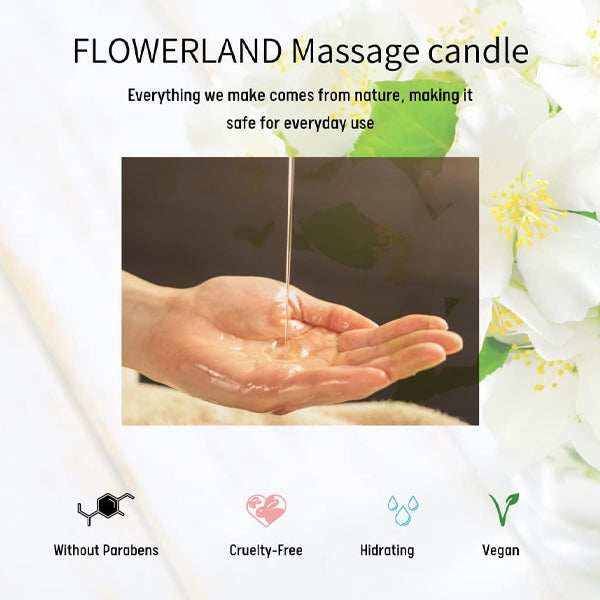 Flowerland Massage Candle Jasmine 200ml