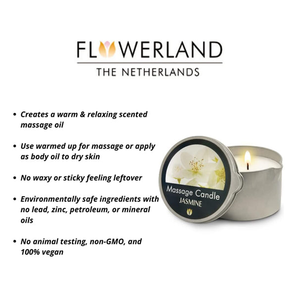 شمعة تدليك فلاورلاند بالياسمين 200 مل شمعة تدليك فلاورلاند بالياسمين 200 مل