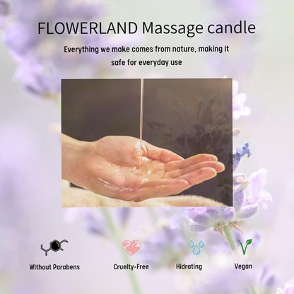 Flowerland Massage Candle Lavender 200ml