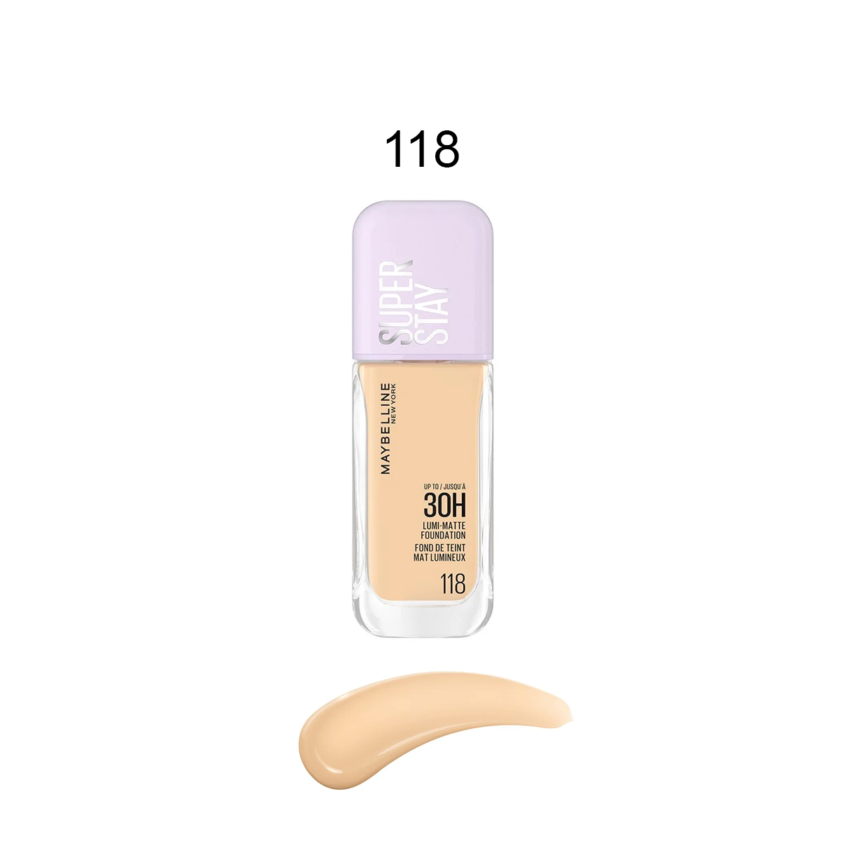 Maybelline Super تبقى حتى 30 ساعة Lumi-Matte Foundation