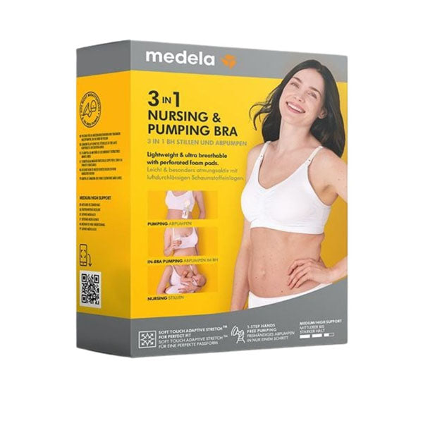 Medela Nursing Bra white Medium 3-in-1