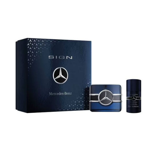 Mercedes-benz Sign Edp 100ml + Deodorant 75 Gram Gift Set For Men