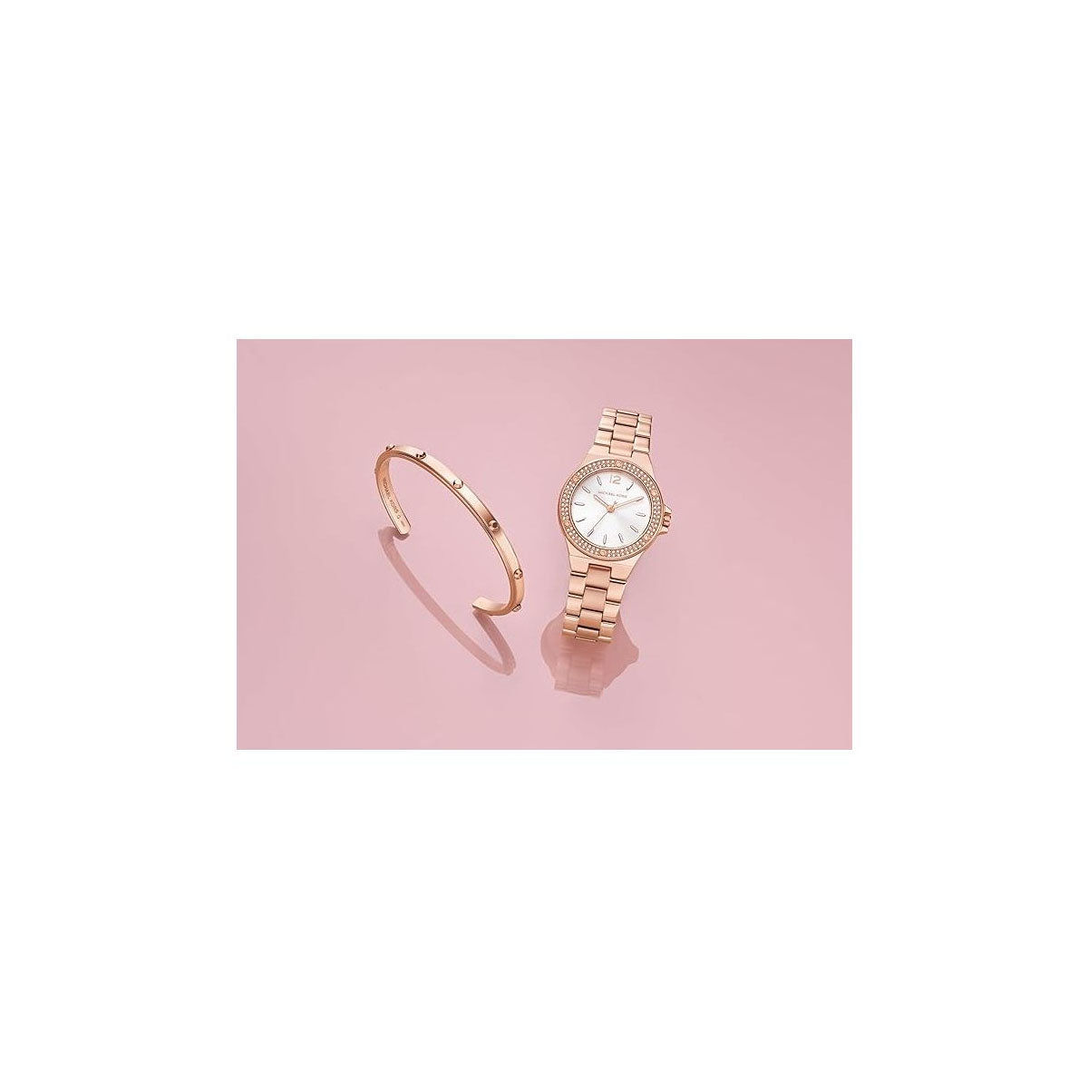Michael Kors MK1073SET Women’s Watch 33 Mm Rose Gold Michael Kors MK1073SET Women’s Watch 33 Mm Rose Gold