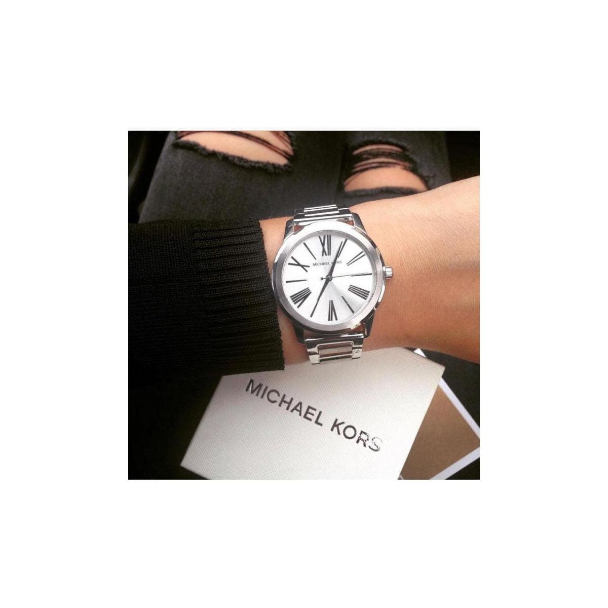 Michael Kors MK3489 Women’s Watch 38 Mm Silver Michael Kors MK3489 Women’s Watch 38 Mm Silver