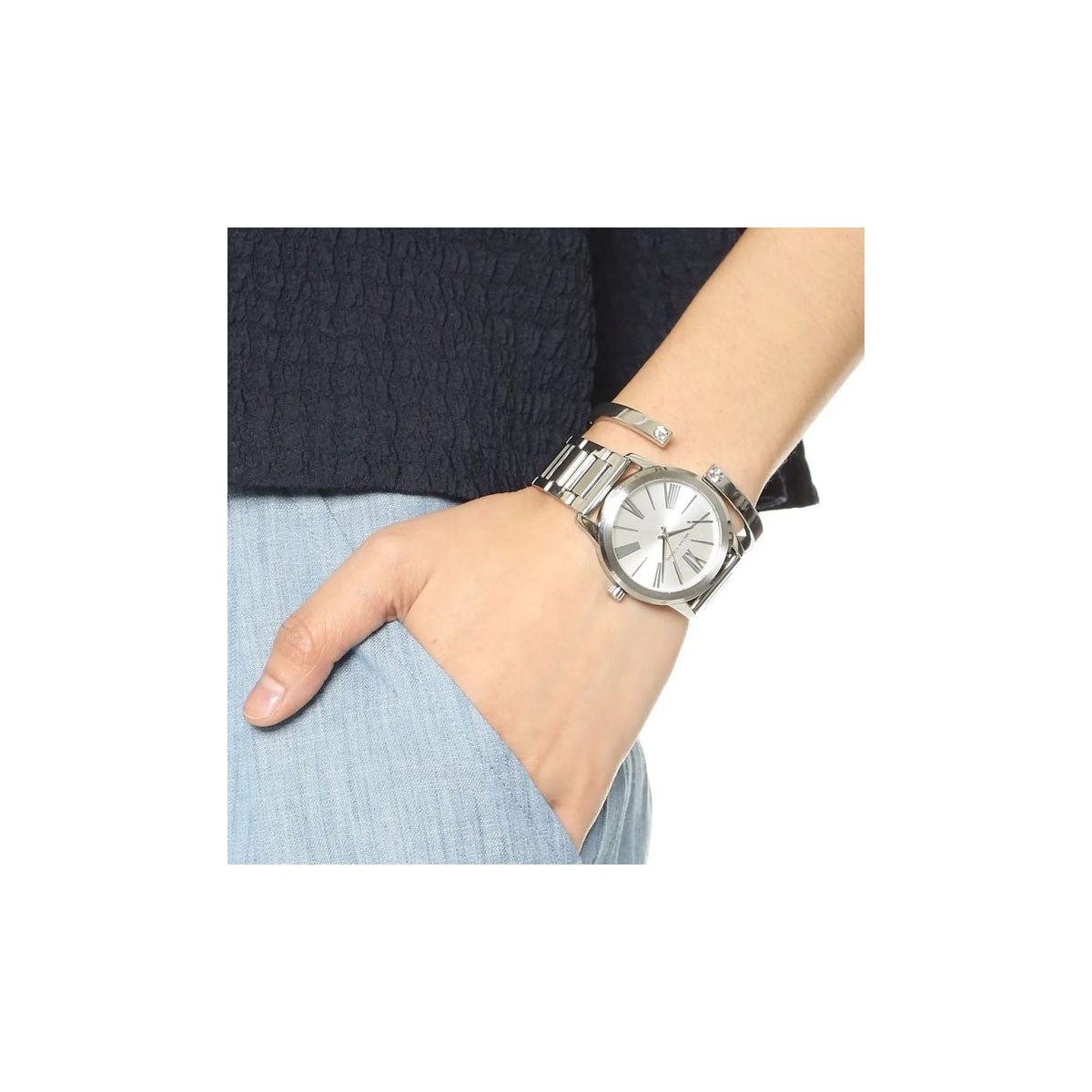 Michael Kors MK3489 Women’s Watch 38 Mm Silver Michael Kors MK3489 Women’s Watch 38 Mm Silver