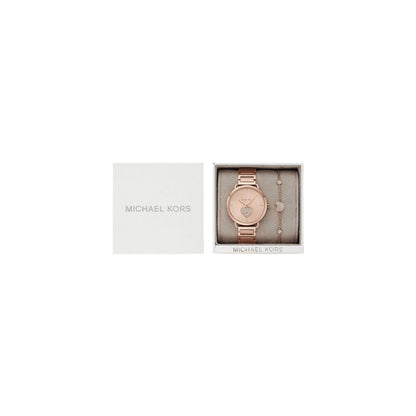 Michael Kors MK3827 Women’s Watch 36 Mm Rose Gold Gift Set